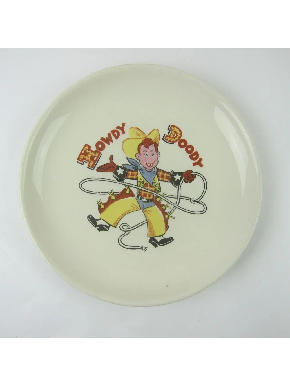 Vintage Howdy Doody Ceramic Plate 8.5